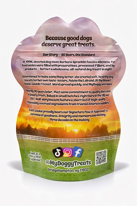 Soft-Baked Peanut Butter & Molasses Dog Cookies