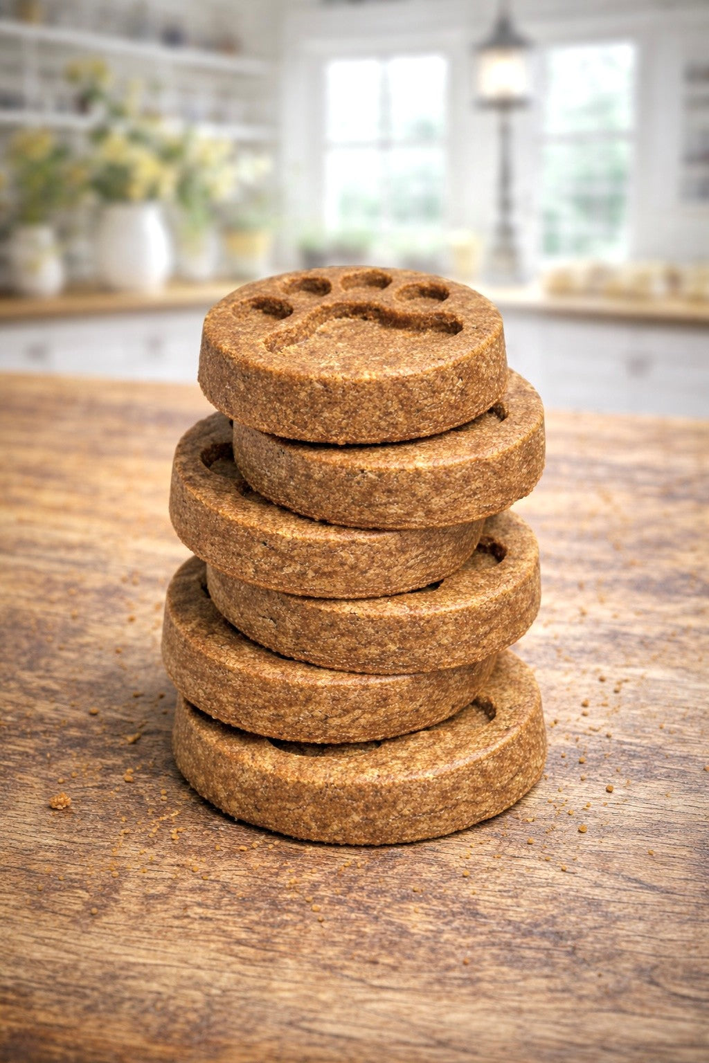 Soft-Baked Peanut Butter & Molasses Dog Cookies